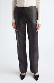 TOTEME Easy Leather Trousers