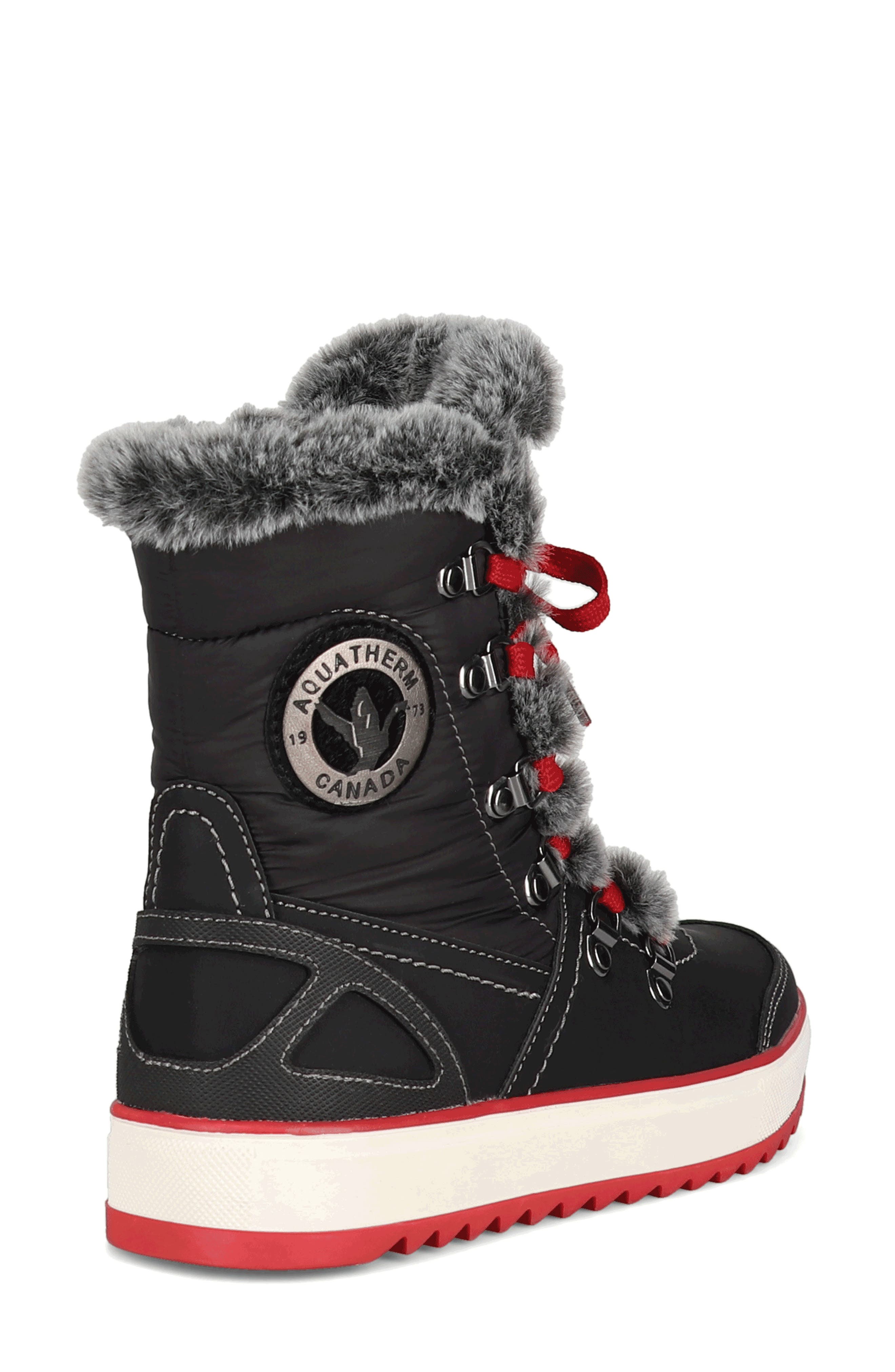 AQUATHERM BY SANTANA CANADA Mara Waterproof Faux Fur Boot, Alternate, color, 