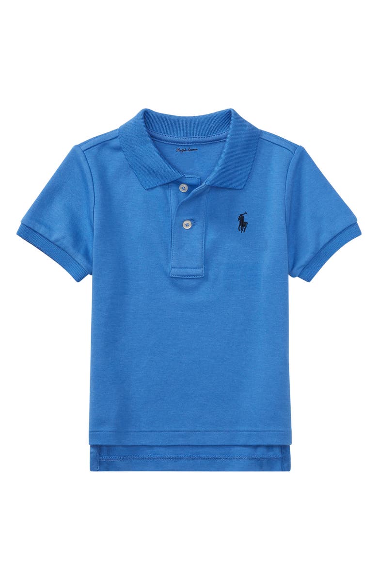 Ralph Lauren Cotton Polo, Main, color, Scottsdale Blue