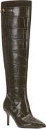 Vince Camuto Meleis Croc Embossed Knee High Boot