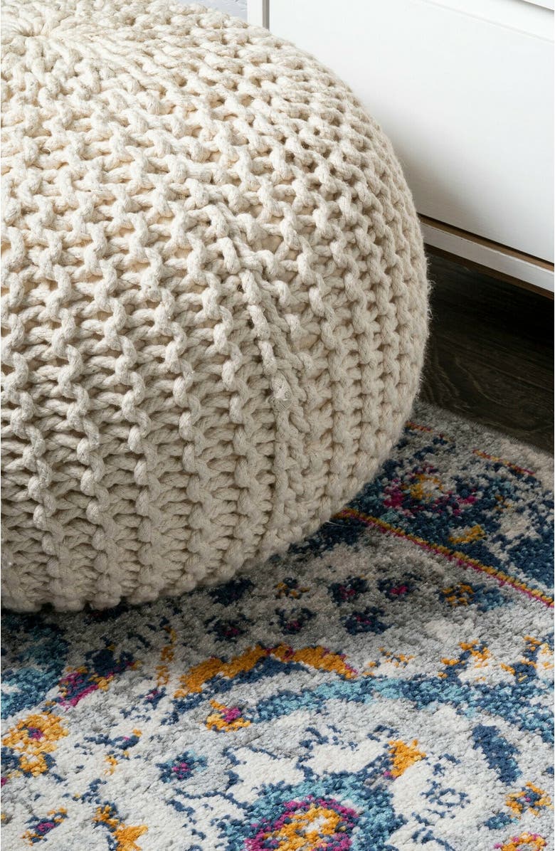 JONATHAN Y Izil Modern Persian Area Rug, Alternate, color, Light Gray/Blue