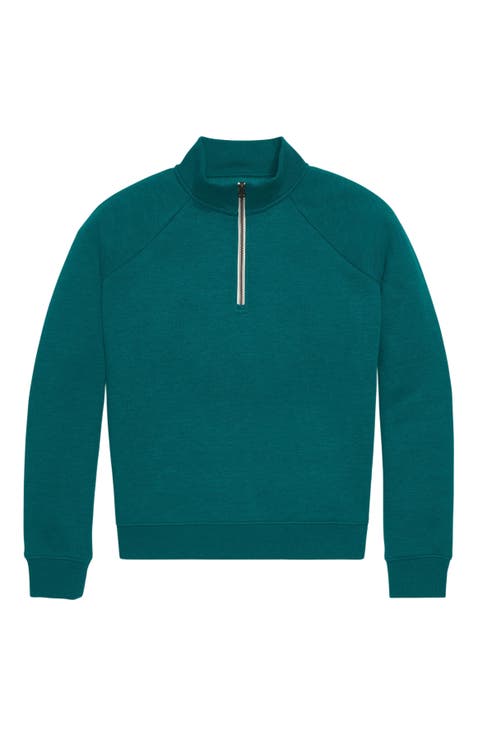 Adult Cozy Fleece Quarter-Zip Sweatshirt (Women'sFit)
