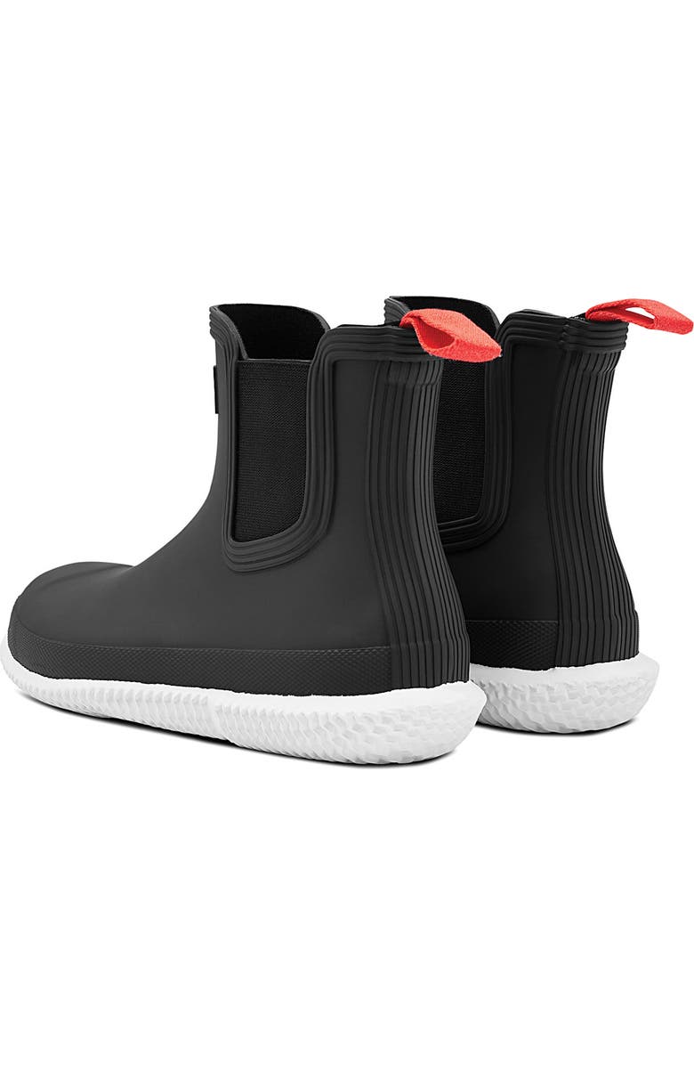 Hunter Calendar Sole Waterproof Chelsea Rain Boot, Alternate, color,