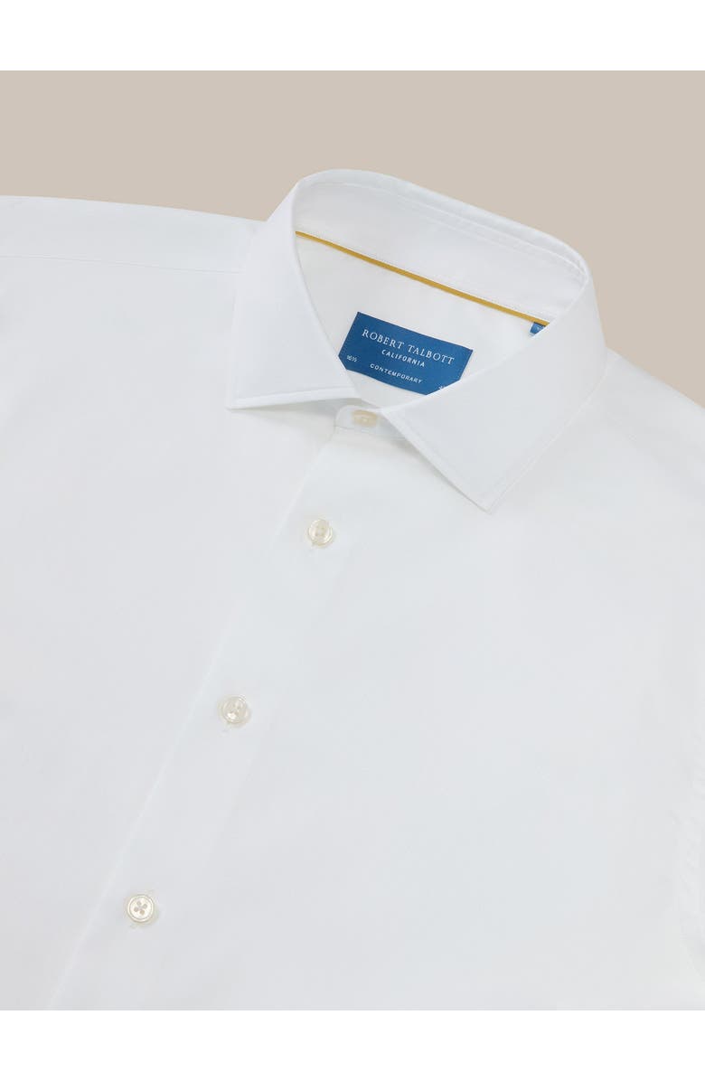 Robert Talbott Reynolds Twill Contemporary Fit Shirt, Alternate, color, White