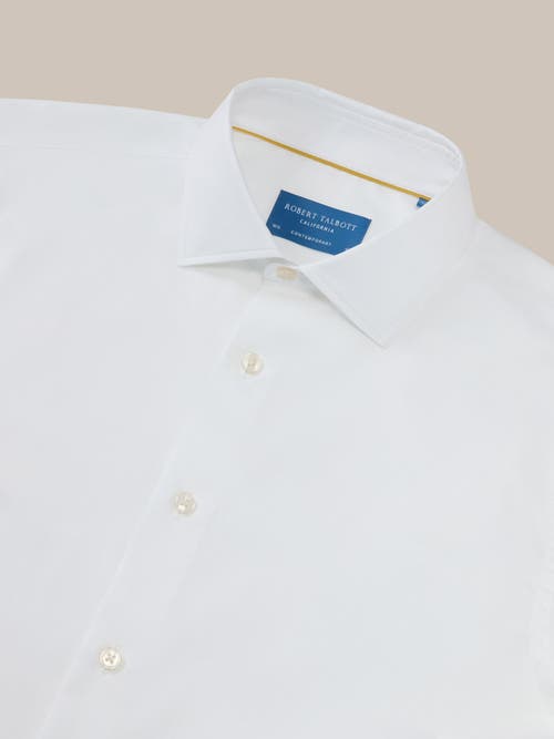 Robert Talbott Reynolds Twill Contemporary Fit Shirt In White