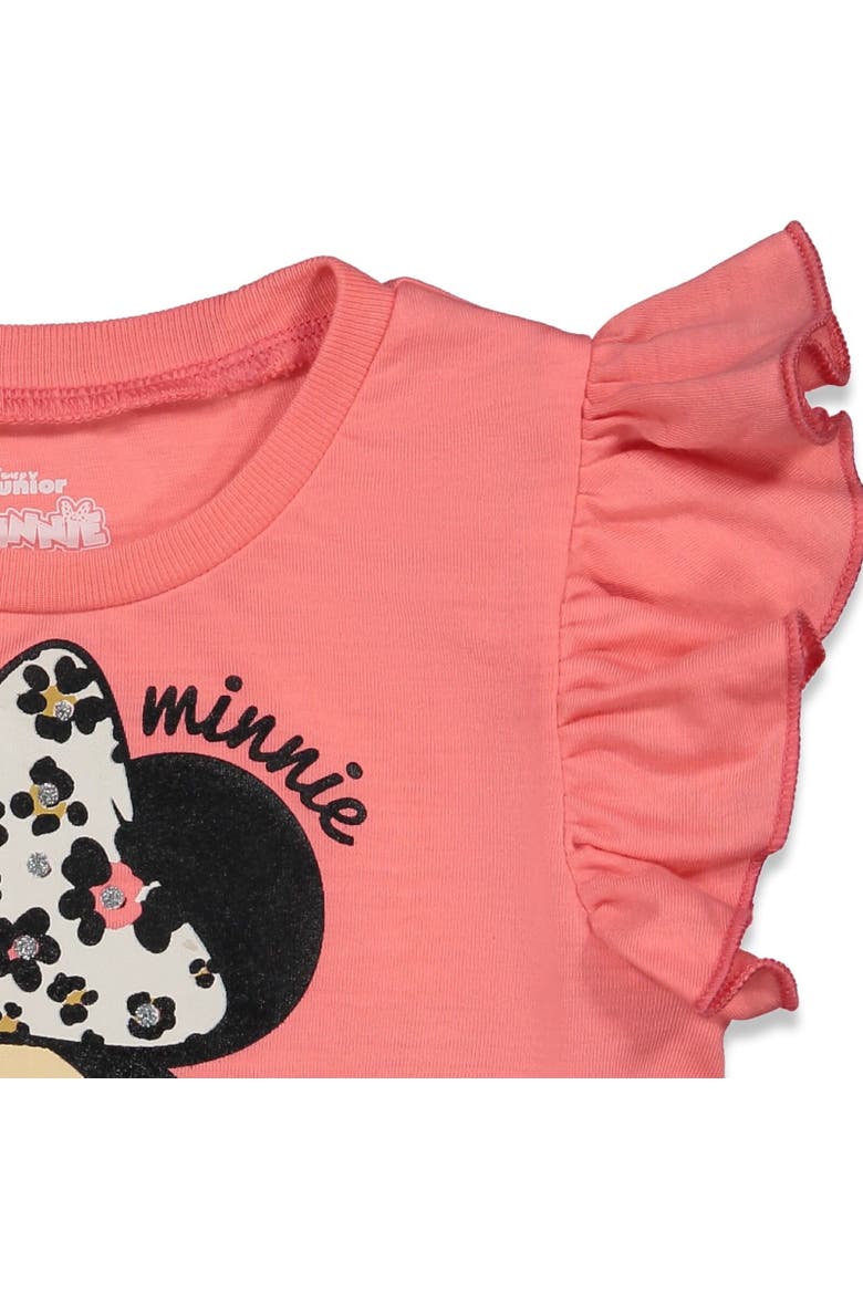 T-Shirt & Leggings Set, Alternate, color, Dark Pink