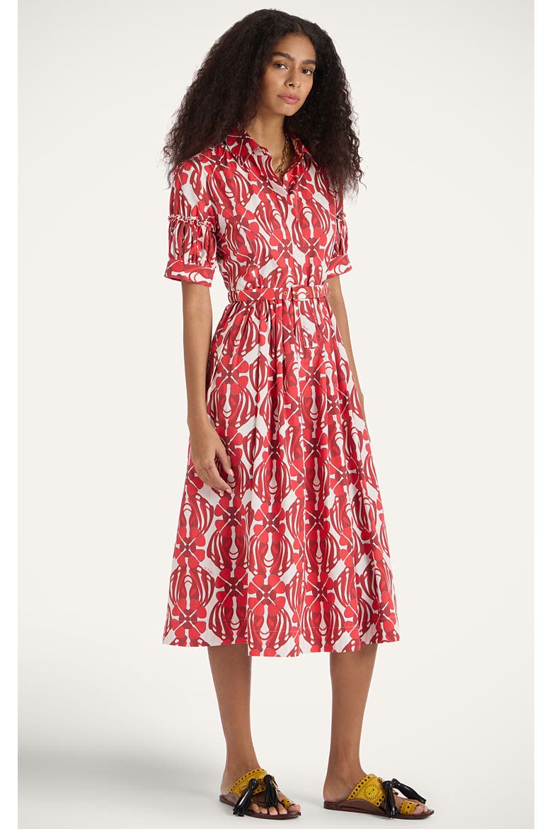 Libertine Dress, Main, color, Clover Red