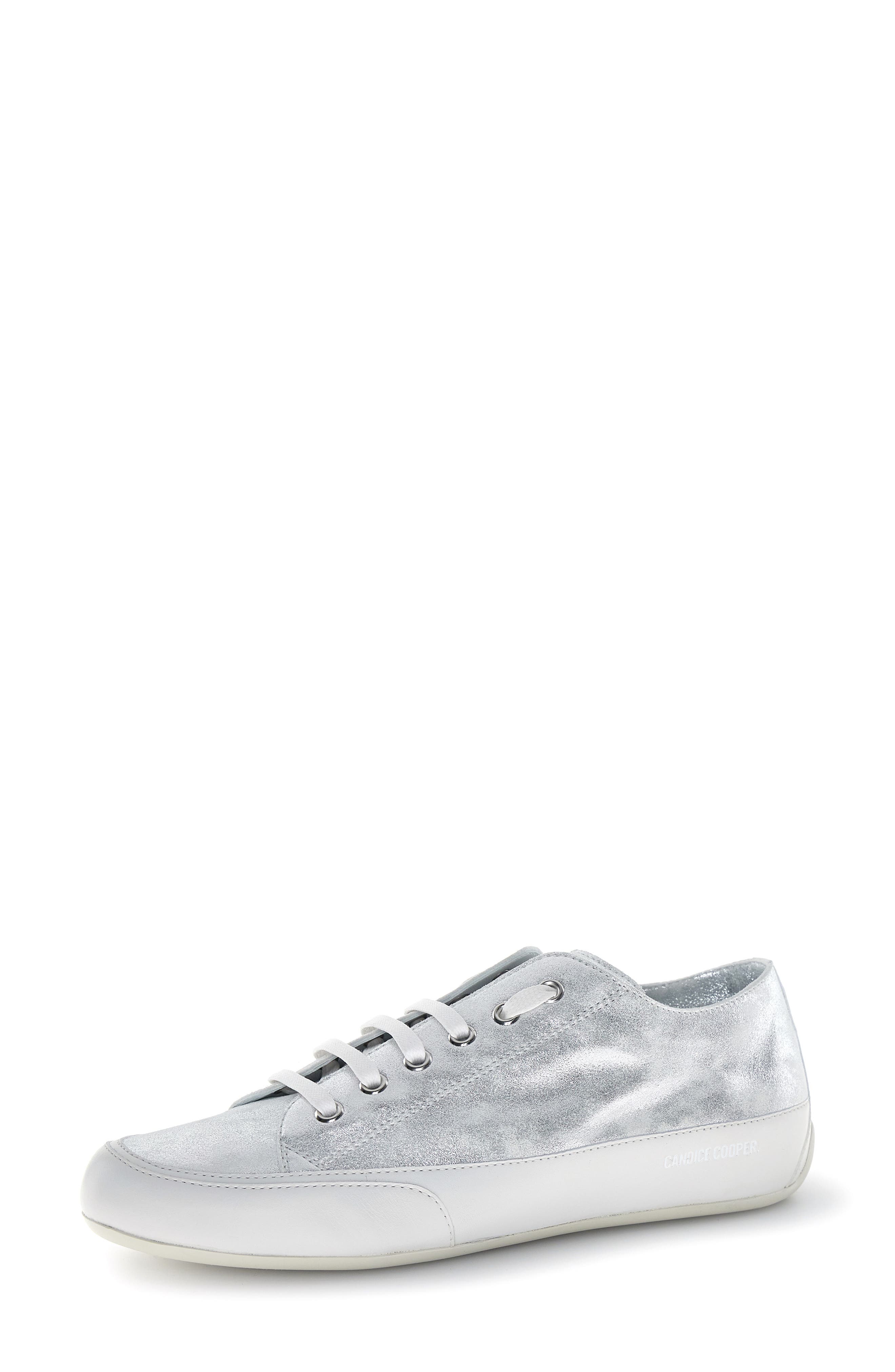 Candice Cooper Twist Sneaker, Main, color, White Silver
