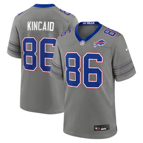 Men's Nike Dalton Kincaid Gray Buffalo Bills Nickel City Game Jersey