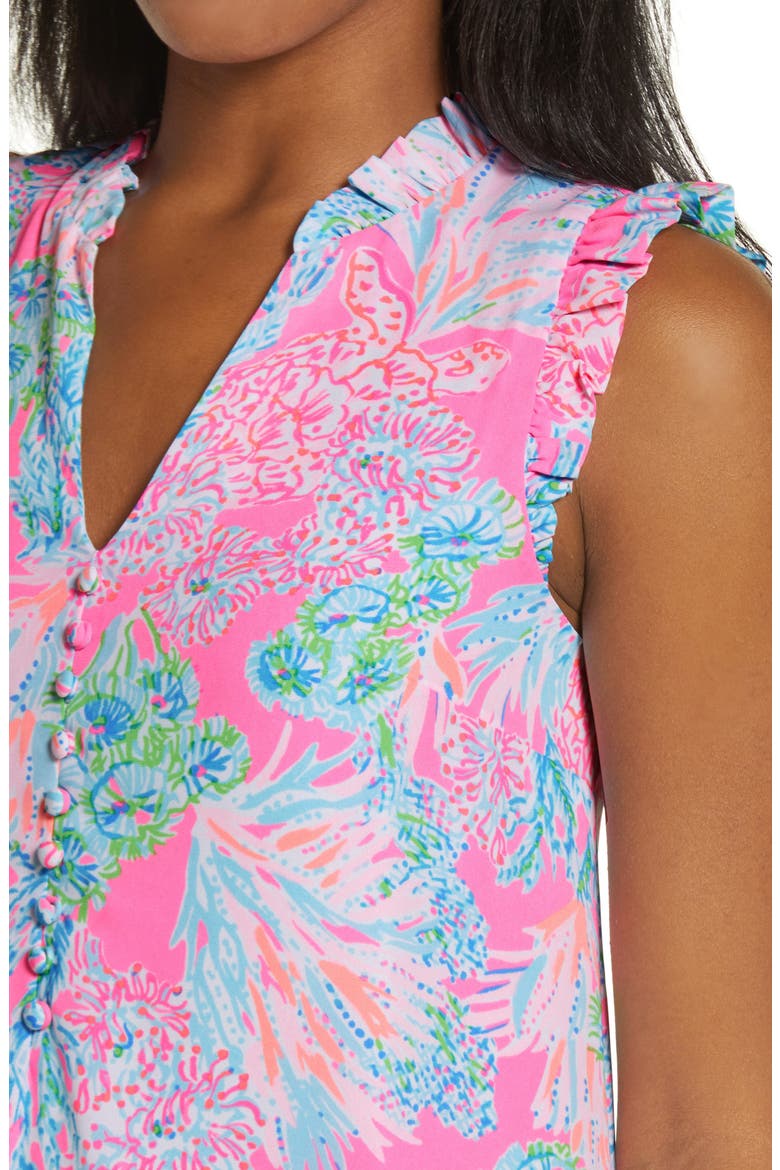 Cally Shift Dress, Alternate, color, PROSECCO PINK SEAING THINGS