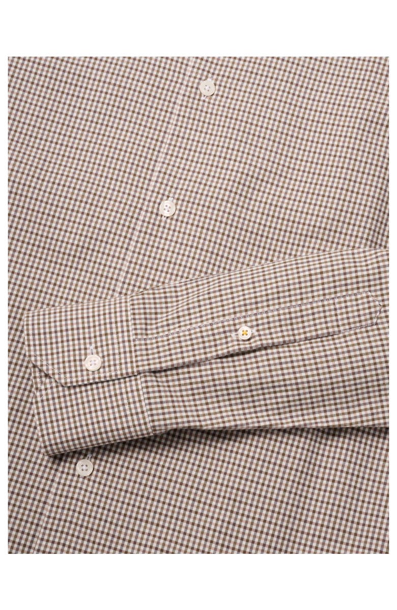 Robert Talbott Reynolds Ultra Light Weight Brushed Check Shirt, Alternate, color, Brown Multi