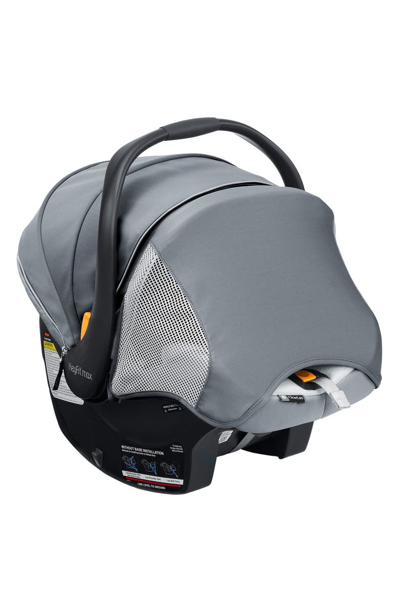 Chicco KeyFit Max Zip ClearLux Infant Car Seat, Alternate, color, Grey