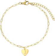 Adornia Initial Chain Bracelet