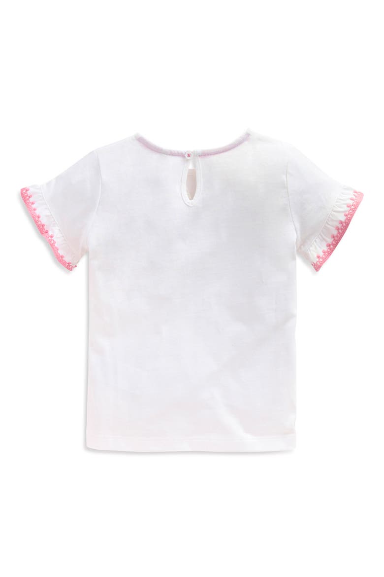 Kids' Flutter Sleeve Top, Alternate, color, IVORY