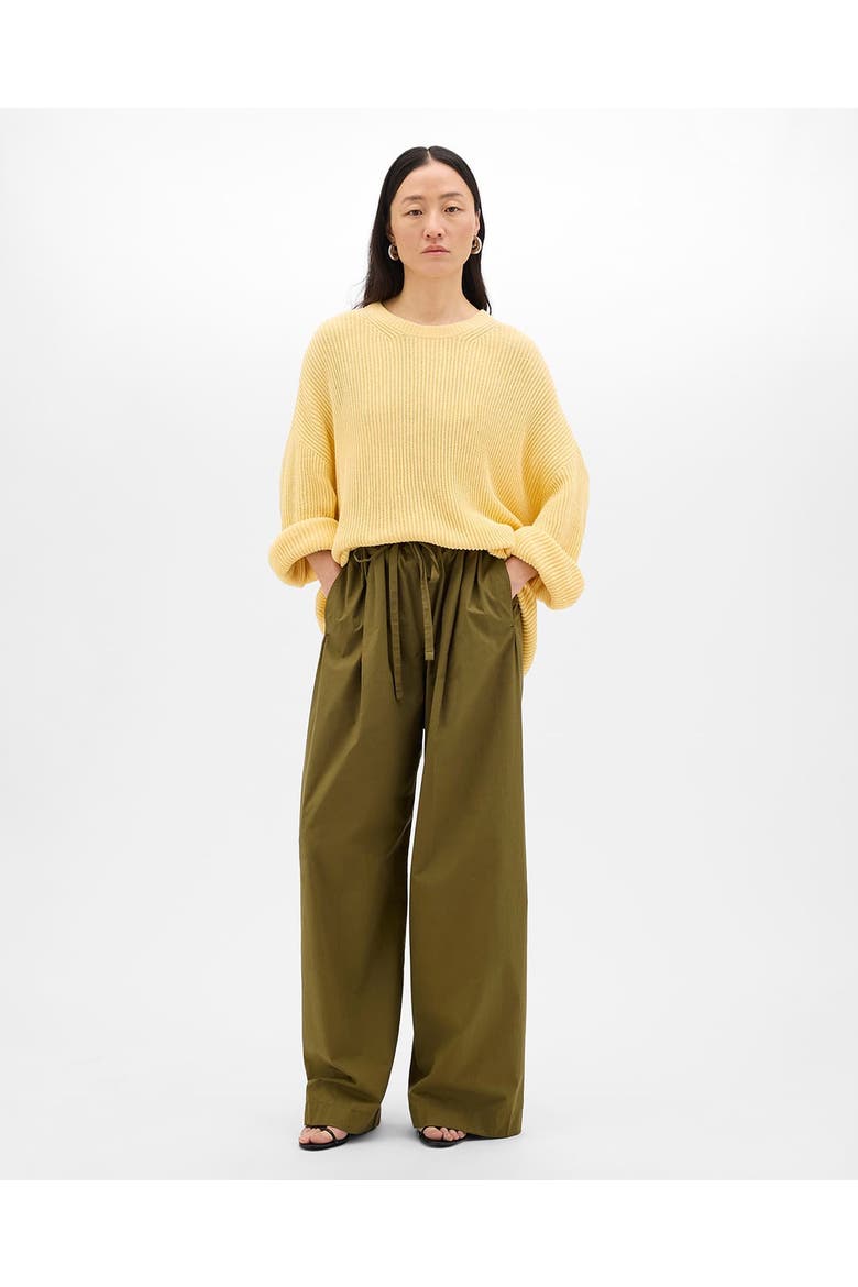 Draped Crew Knit, Main, color, Sun