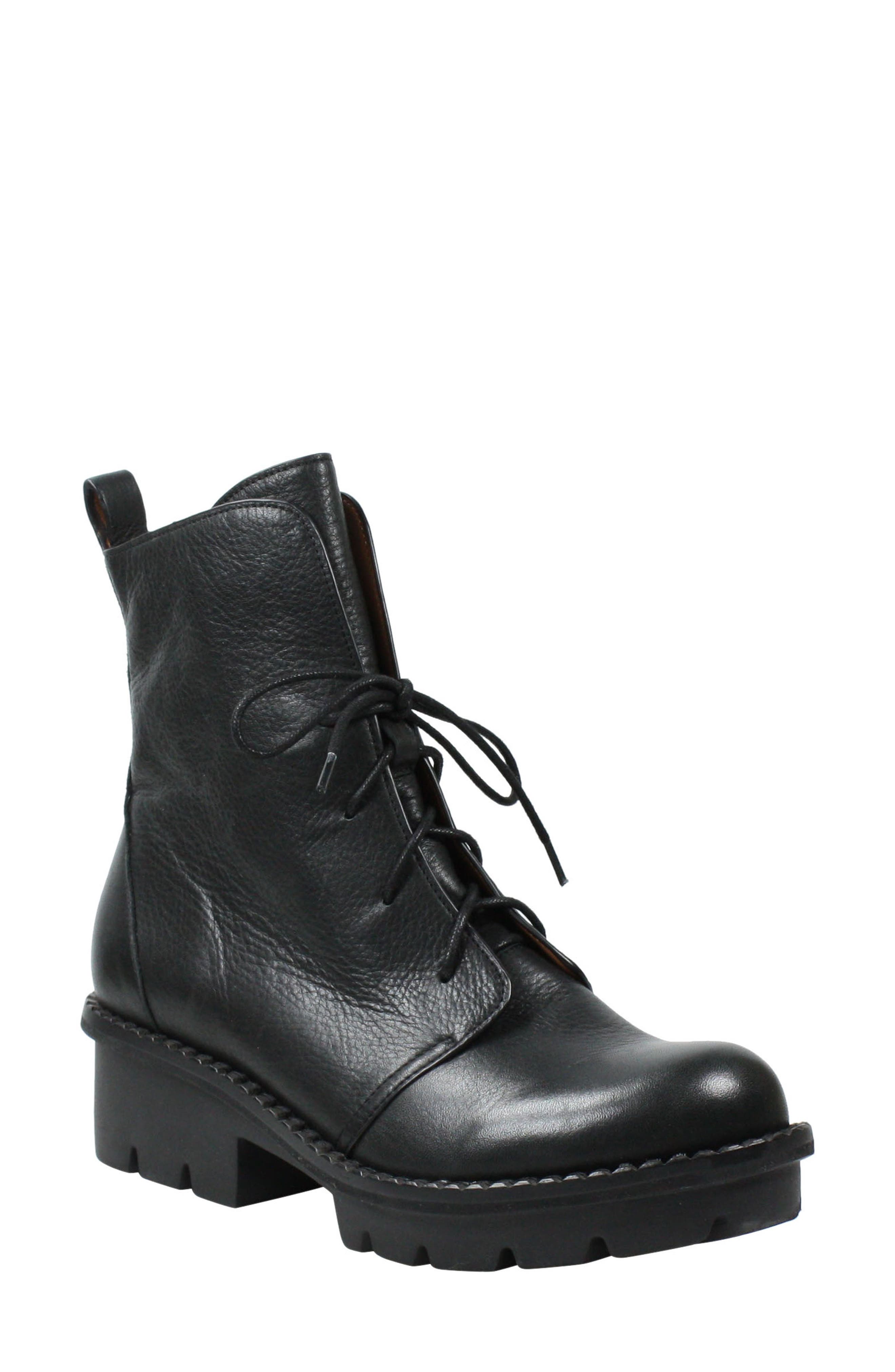 L'Amour des Pieds Fruma Lace-Up Boot, Main, color, 
