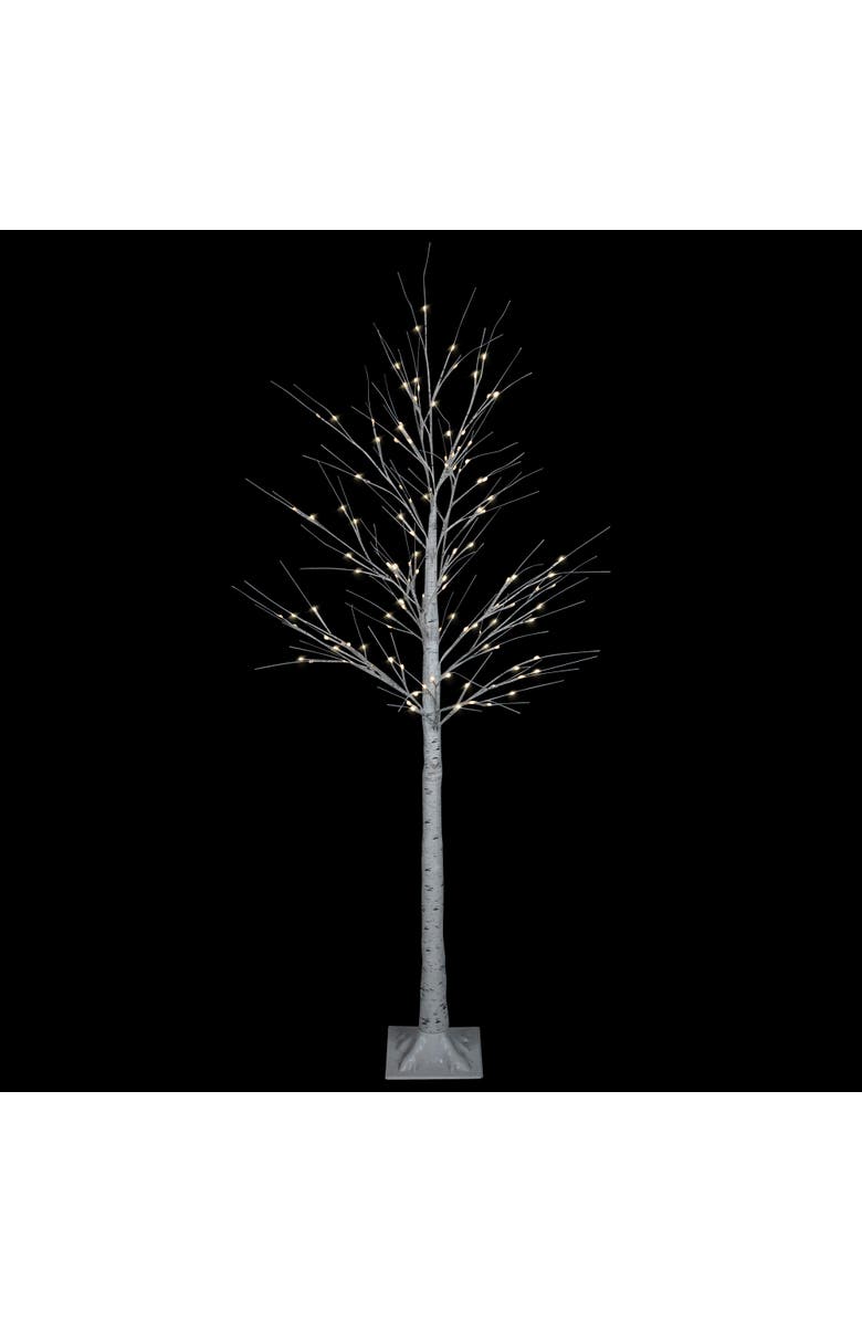Northlight 4' LED Lighted White Birch Christmas Twig Tree - Warm White Lights, Alternate, color, 