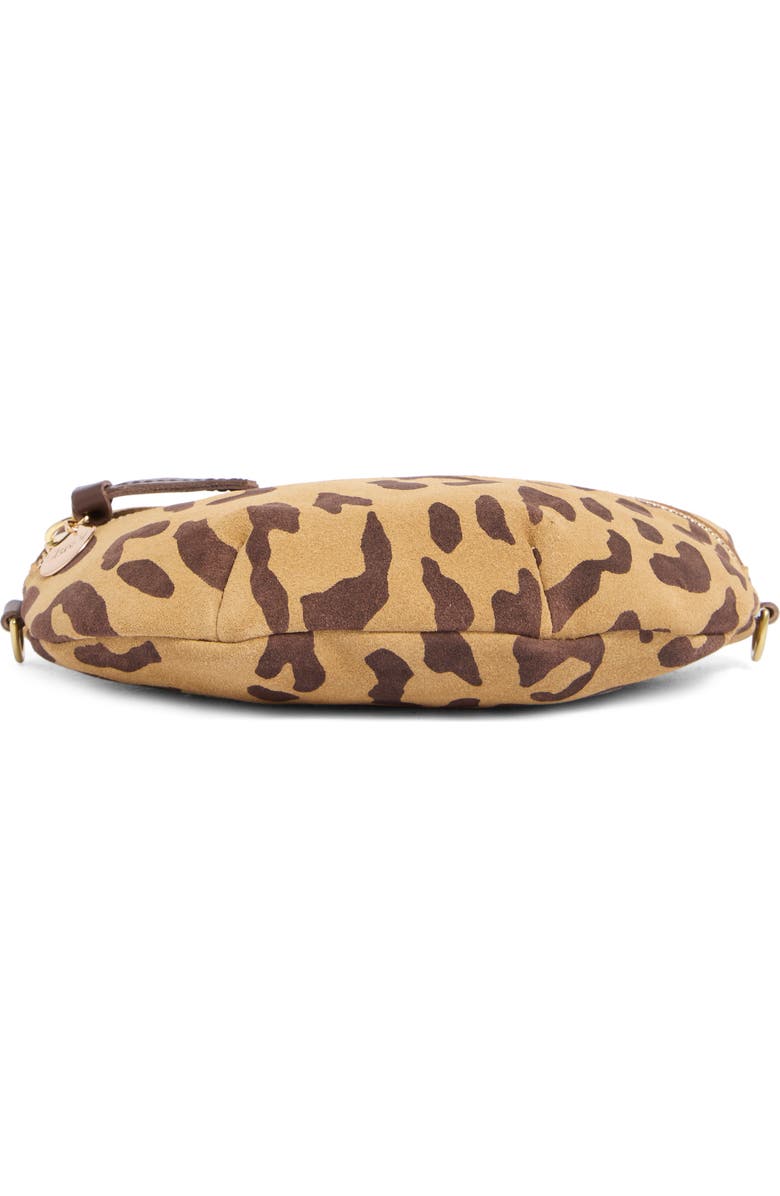 Clare V. Petite Pablo Cat Suede Belt Bag, Alternate, color, Lark/ Brown