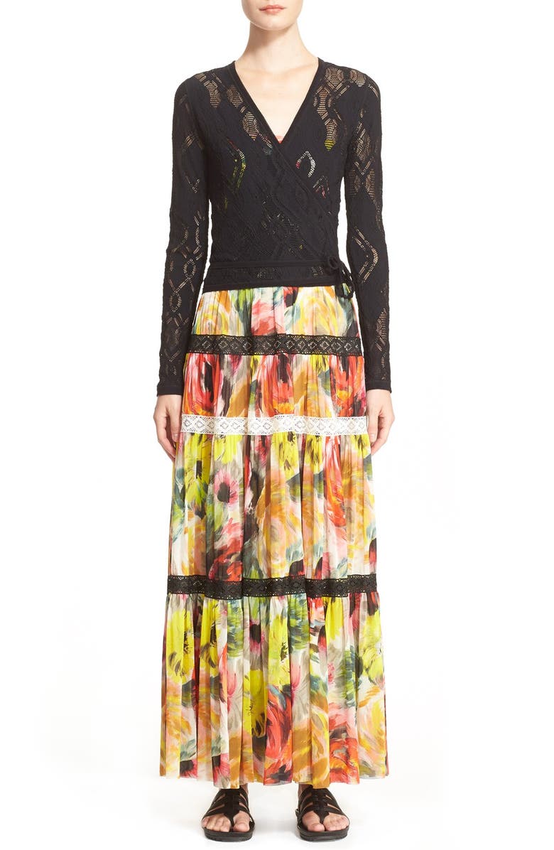 Fuzzi Lace Ballet Wrap Cardigan, Alternate, color,