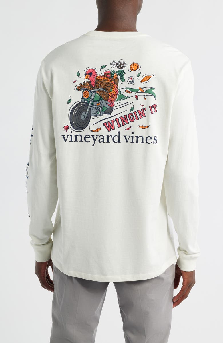vineyard vines Winging It Cotton Graphic T-Shirt, Alternate, color, Marshmallow