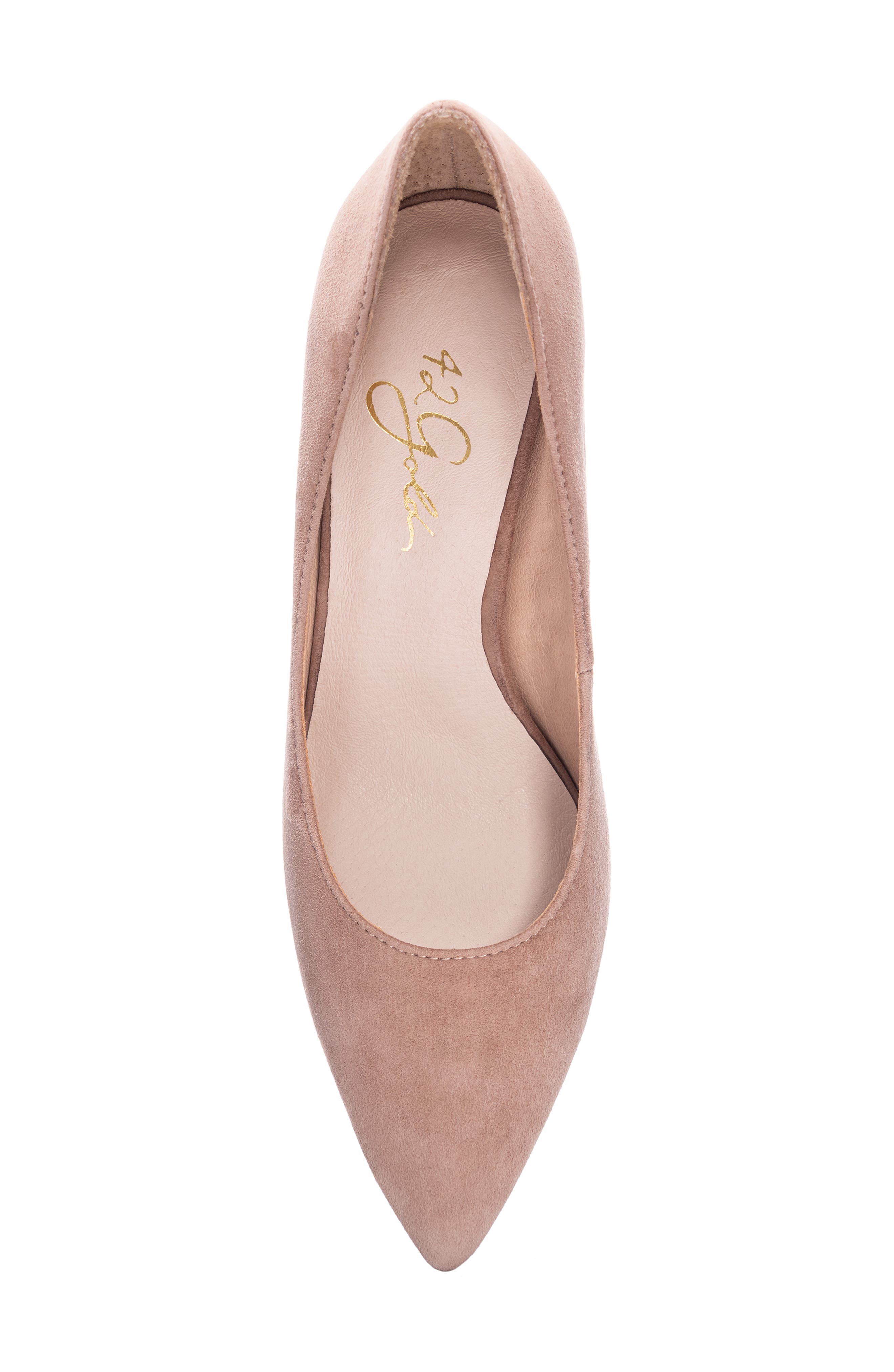 Rafee Liquid Patent Pointed Toe Pump, Alternate, color, TAN