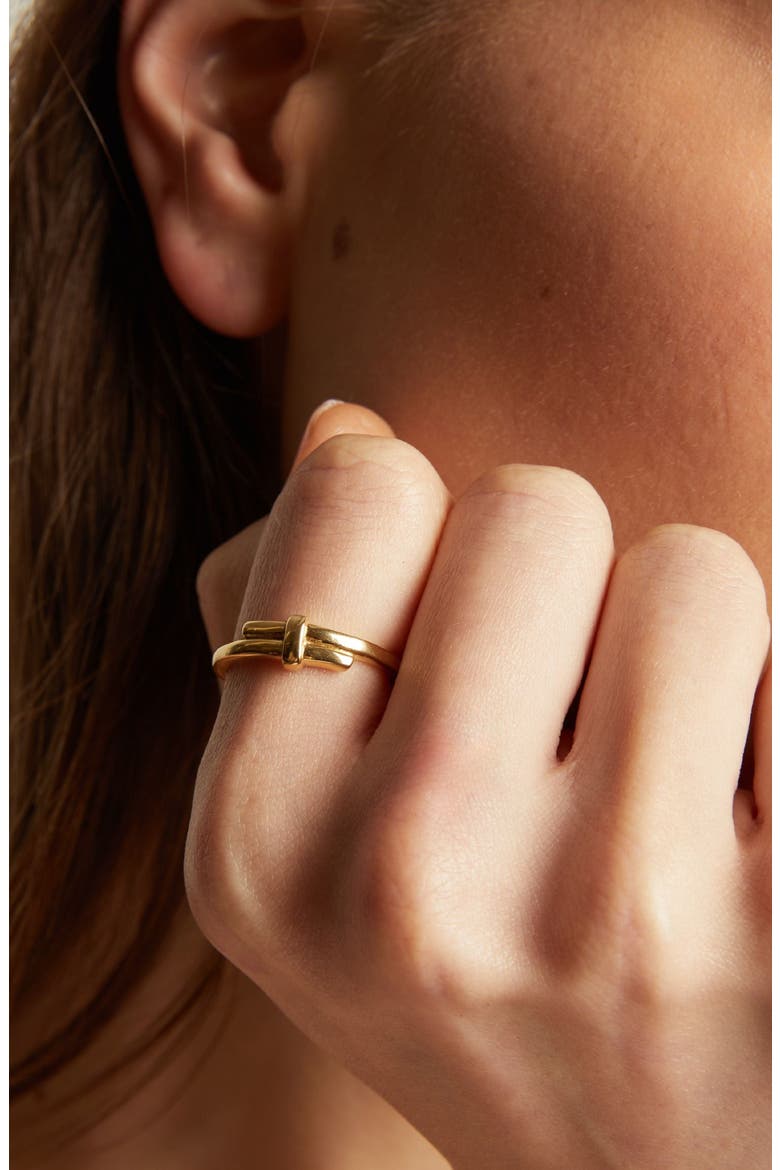 Unbreakable Crossover Ring, Alternate, color, Yellow
