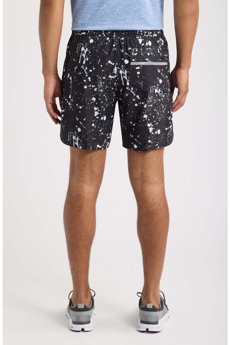 Luka 7-Inch Lined Performance Shorts, Alternate, color, GRAFFITI DRIP BLACK