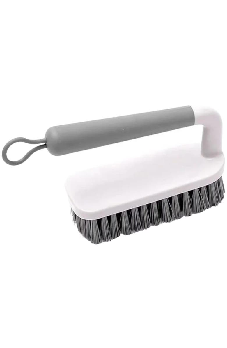 OU All Purpose Heavy Duty Ergonomic Scrub Brush, Main, color, White