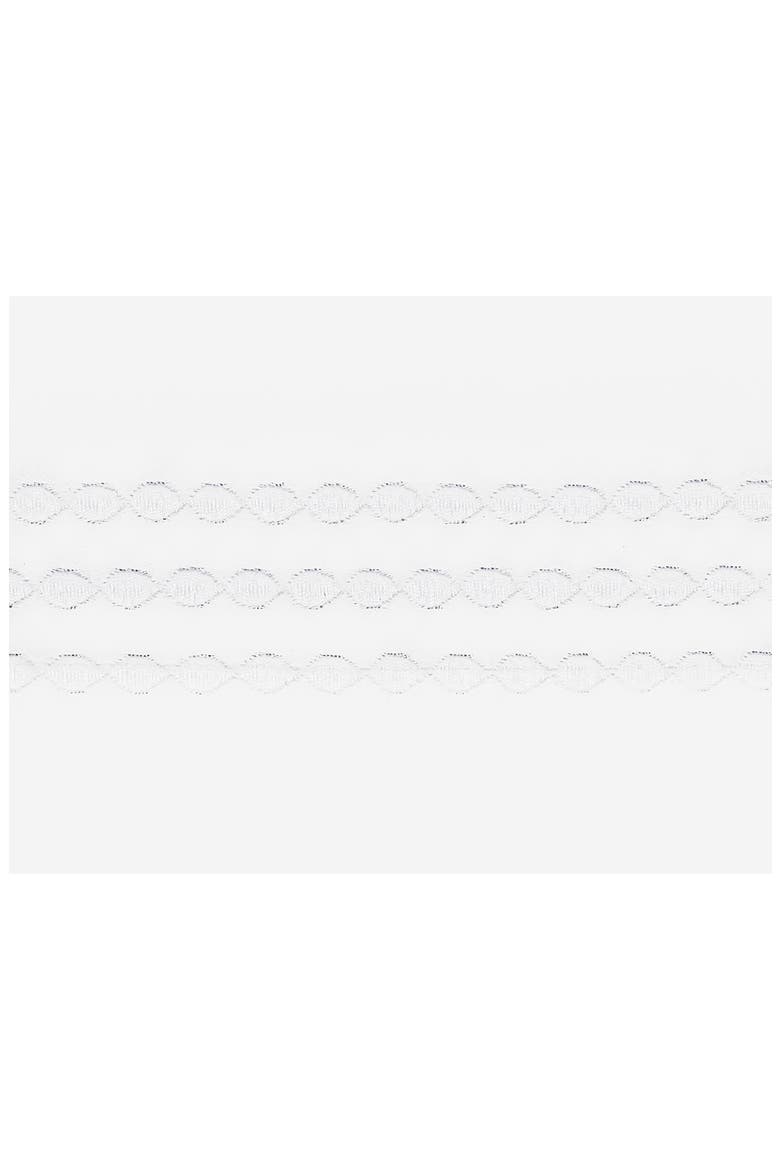 Amara Triple Pearl Flat Sheet, Alternate, color, WHITE