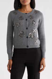 Floral Beaded Cardigan