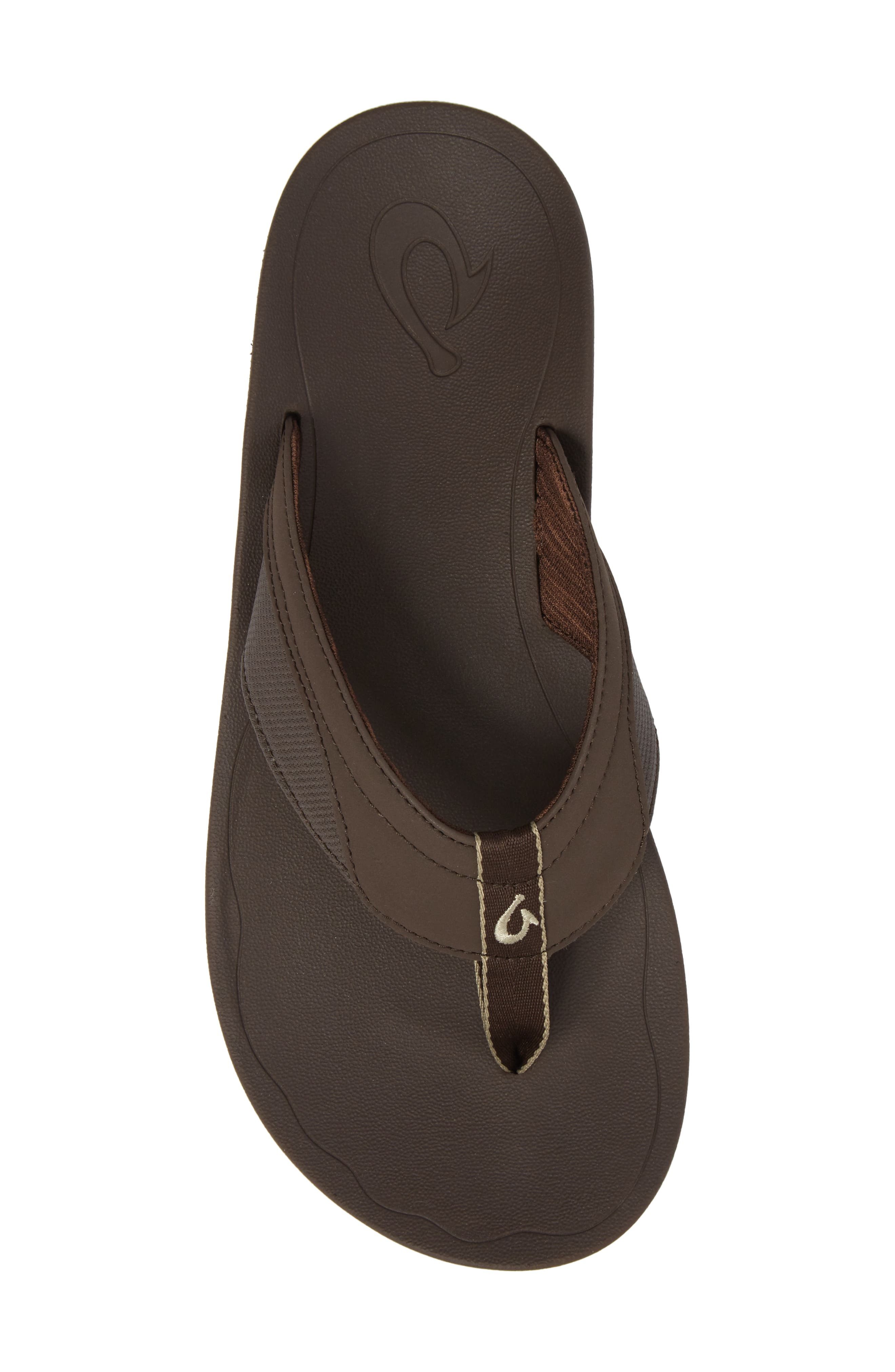 Nohona Flip Flop, Alternate, color, DARK WOOD/ DARK WOOD