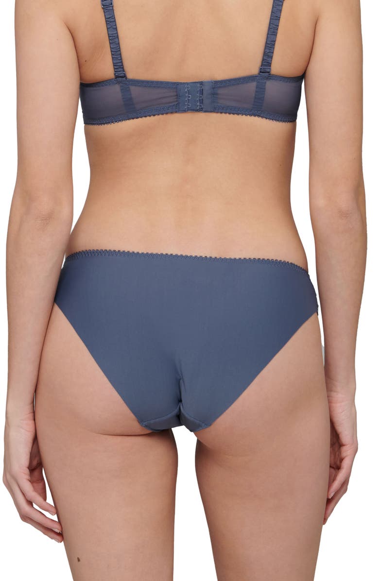 Simone Perele Intrigue Embroidered Bikini, Alternate, color, 