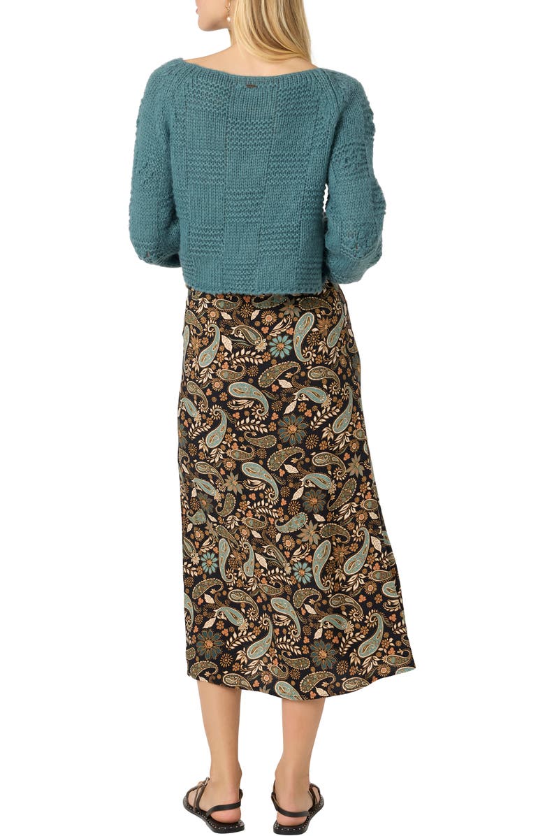 O'Neill Sunni Rosalia Paisley Midi Skirt, Alternate, color, 