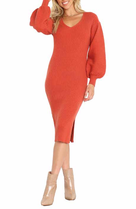 Petal & Pup Caledonia Stretch Knit Midi Dress