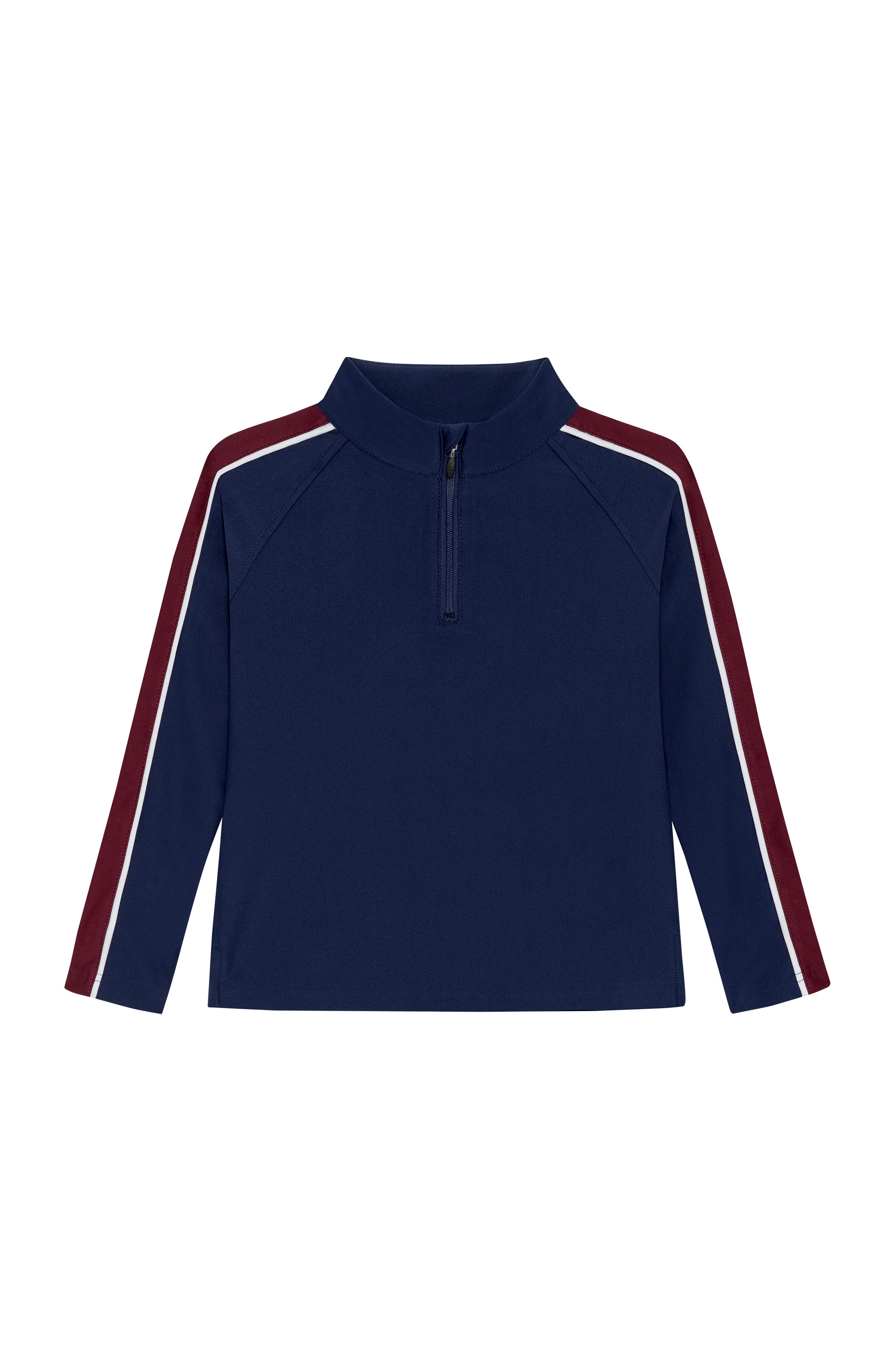 Navy Maroon Stripe