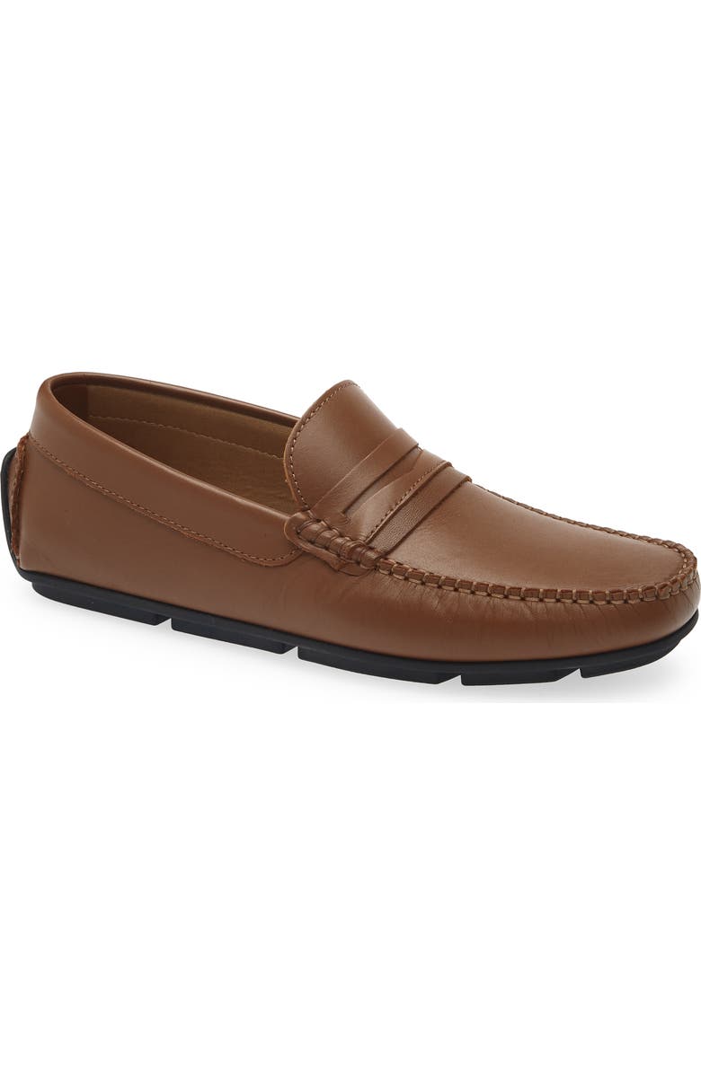 Bruno Magli Pelican Penny Loafer, Main, color, Cognac