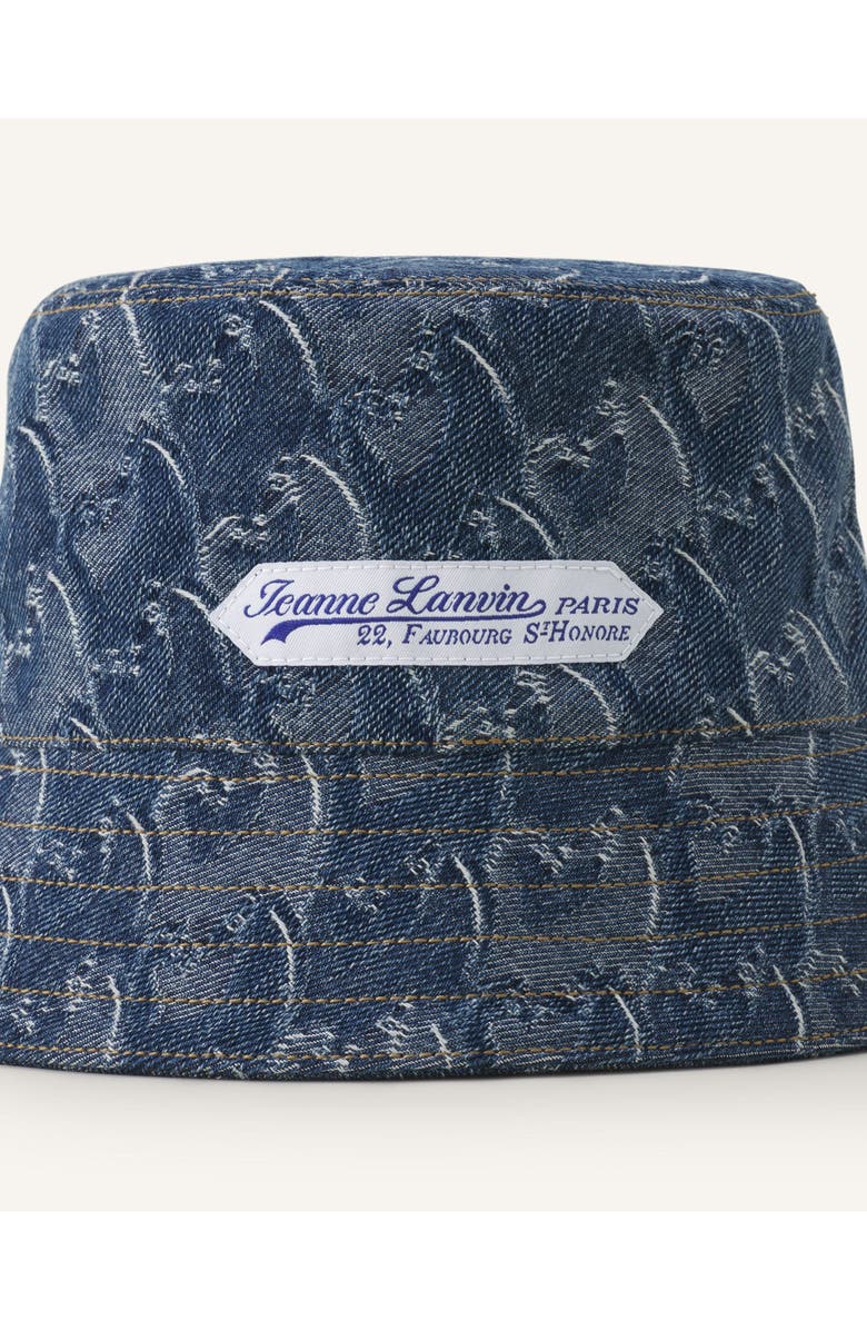 Lanvin Lunar Year Bucket Hat In Denim, Alternate, color, Blue