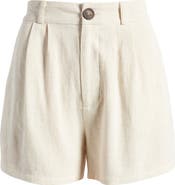 BP. Woven High Waist Shorts