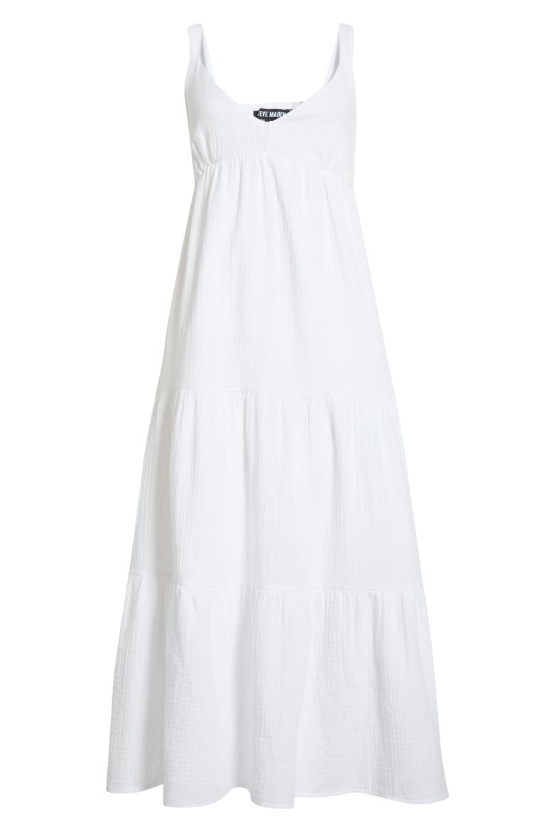 Elianna Sleeveless Midi Dress, Alternate, color, WHITE