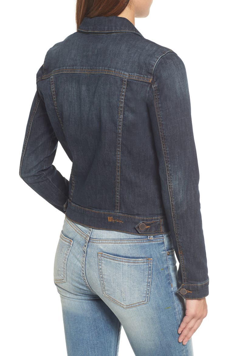 'Helena' Denim Jacket, Alternate, color, GRATITUDE