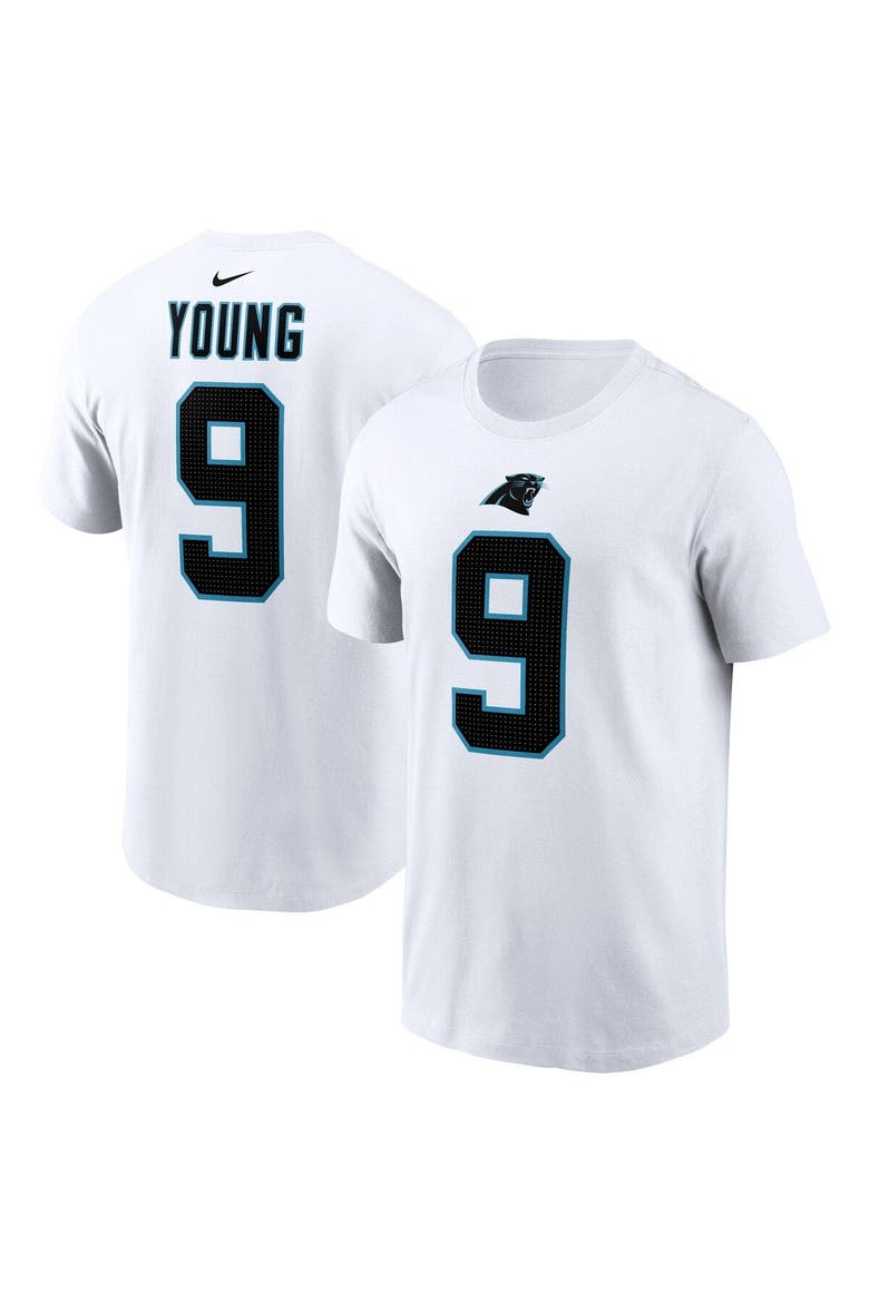 Men's Nike Bryce Young White Carolina Panthers 2023 NFL Draft First Round Pick Player Name & Number T-Shirt, Alternate, color, White