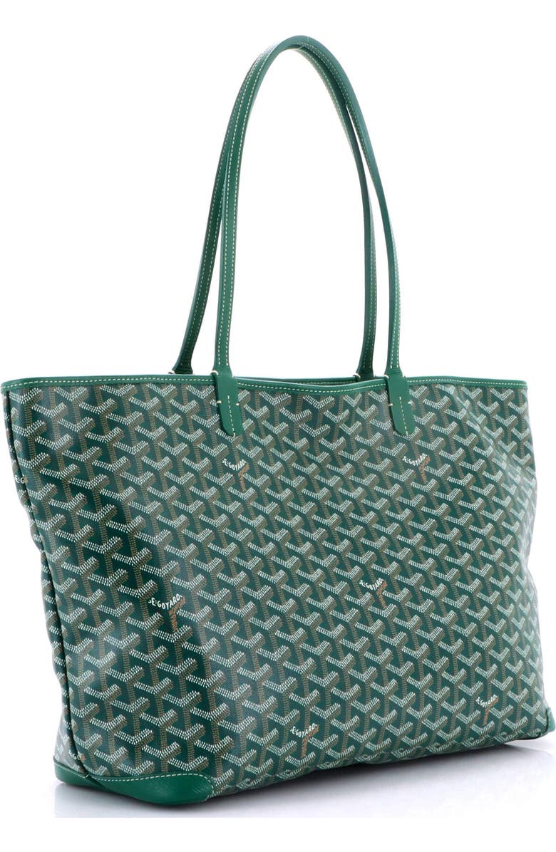 Pre-Owned Goyard Artois Tote Coated Canvas MM, Alternate, color, Green