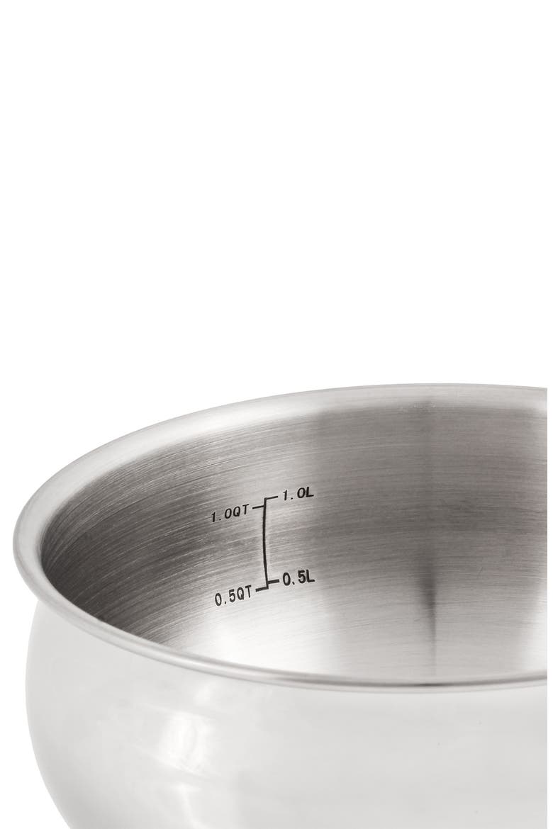Belly 1.5qt. Sauce Pan with Lid, Alternate, color, SILVER
