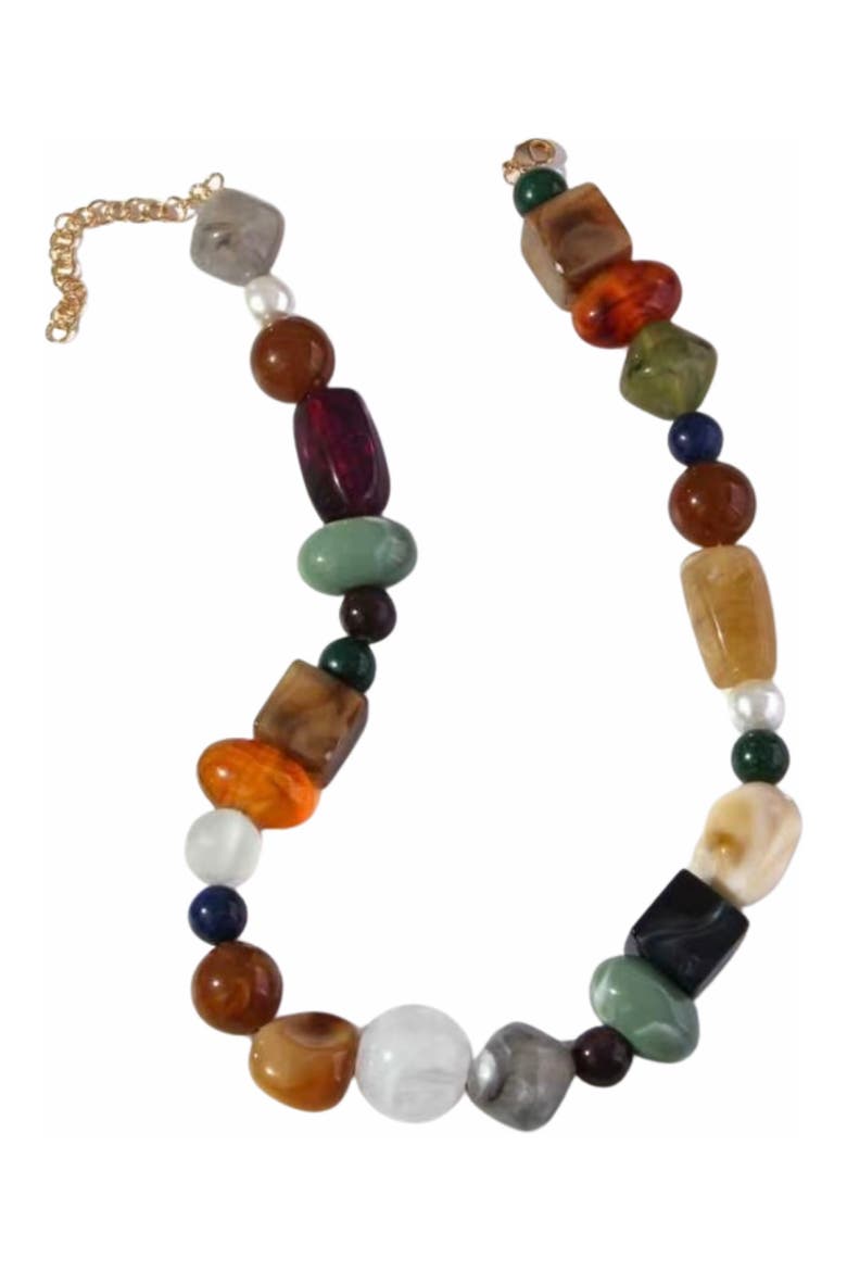 Woodland Necklace, Main, color, GREEN
