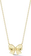 GLAZE JEWELRY Bow Pendant Necklace