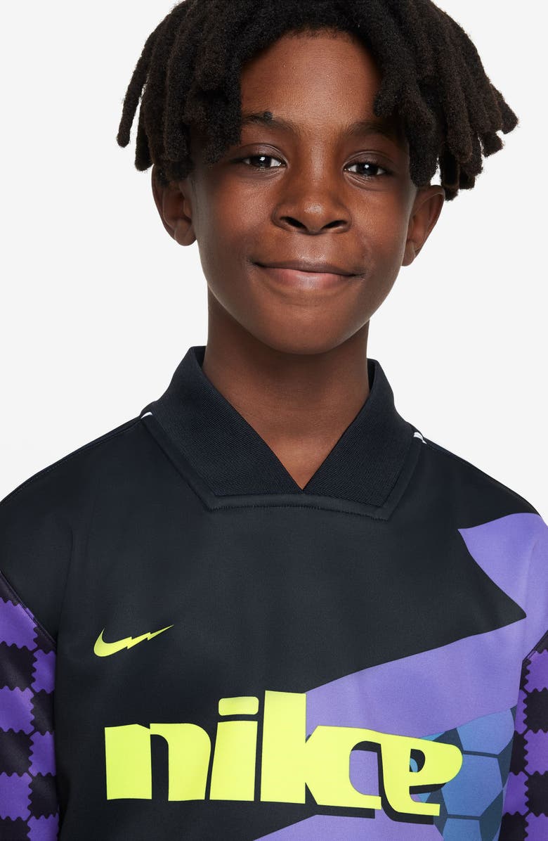 Nike Kids' Dri-FIT Long Sleeve Soccer Top, Alternate, color, Black