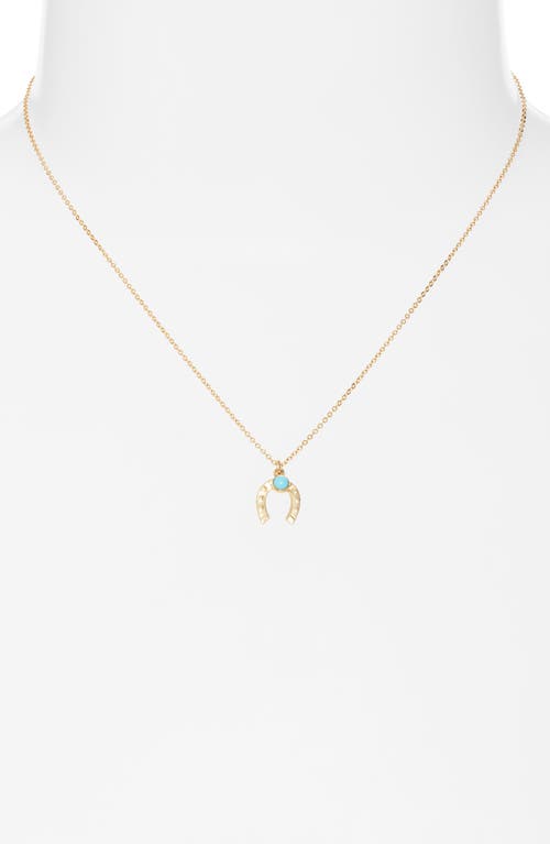 Set & Stones Dixie Pendant Necklace In Gold