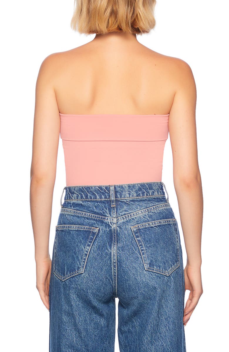 Susana Monaco Foldover Tube Top, Alternate, color, Hamptons