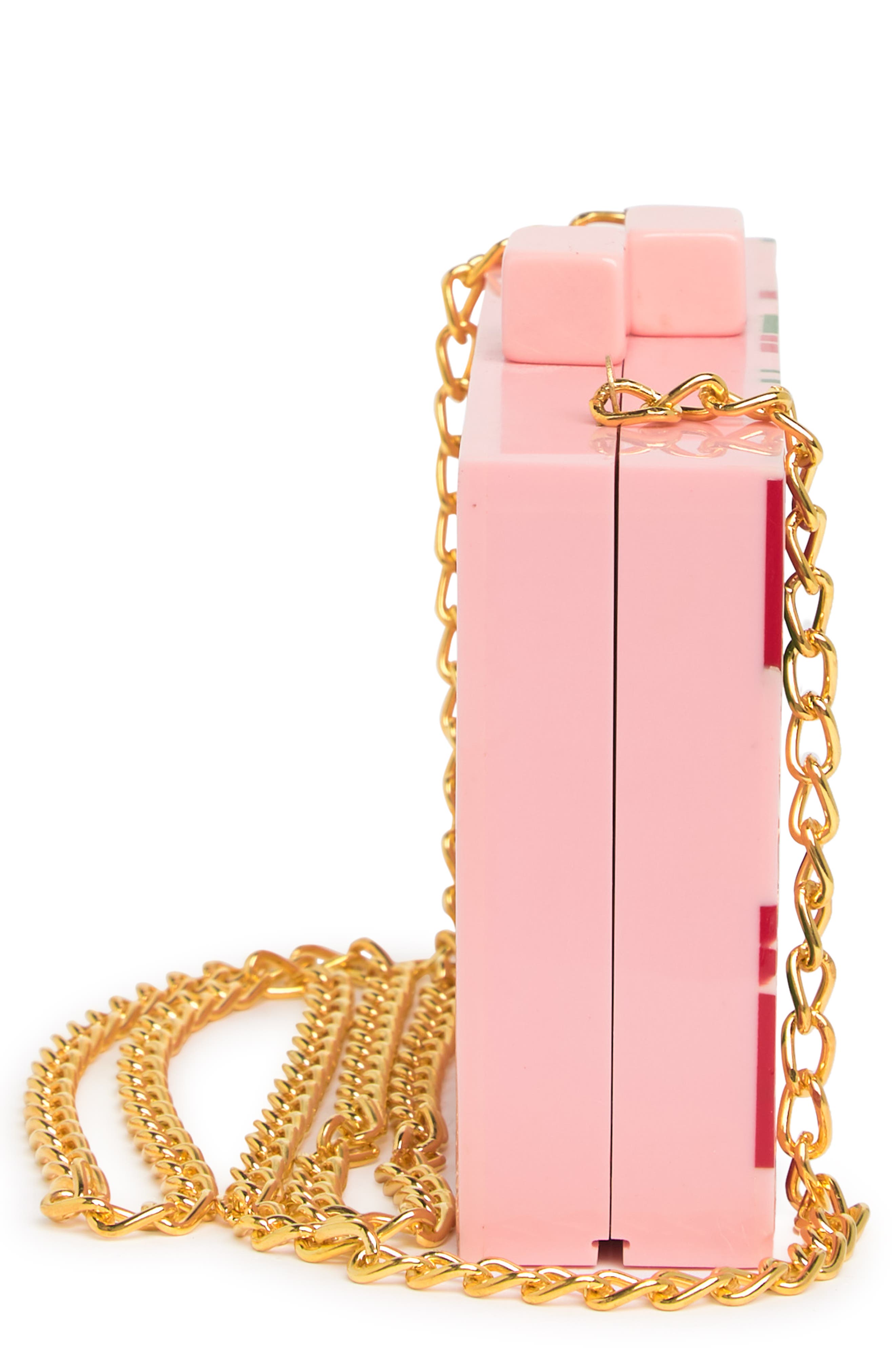 Lulu Strawberries Clutch, Alternate, color, 