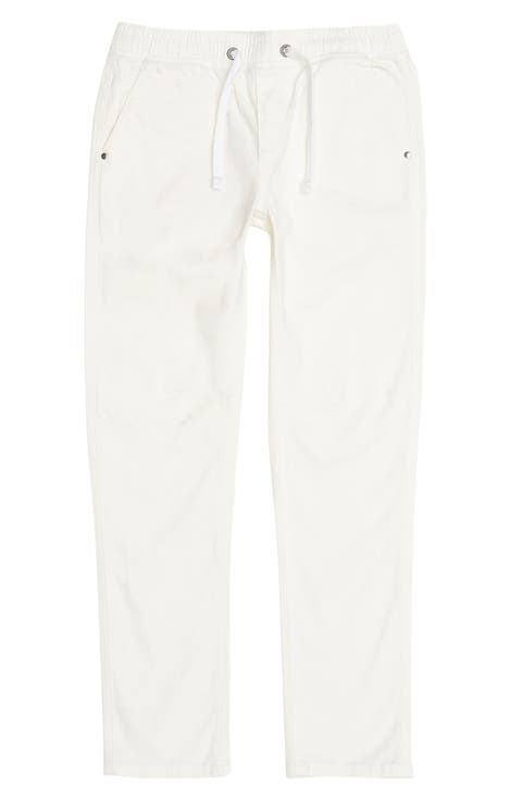 Kids' Brixton Drawstring Waist Slim Straight Leg Twill Pants (Big Kid)